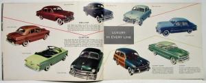 1951 Ford Steps Ahead with 43 Features Sales Brochure Revised 3-51