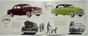 1951 Ford Steps Ahead with 43 Features Sales Brochure Revised 3-51