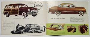 1951 Ford Steps Ahead with 43 Features Sales Brochure Revised 3-51