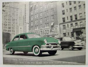 1951 Ford Steps Ahead with 43 Features Sales Brochure Revised 3-51