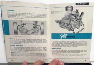 1951 Ford Dealer Quick Facts Car Sales Brochure Crestliner Custom DeLuxe Wagon