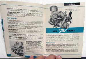 1951 Ford Dealer Quick Facts Car Sales Brochure Crestliner Custom DeLuxe Wagon