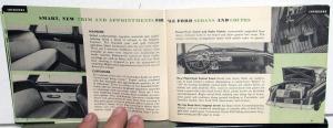 1953 All the Facts About the Completely New 53 Ford Sales Brochure for Salesmen