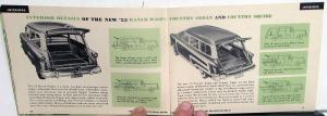 1953 All the Facts About the Completely New 53 Ford Sales Brochure for Salesmen