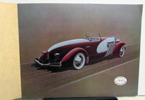 1977 Elite Heritage Duesenberg II SJ Seedster Custom Built Sales Brochure