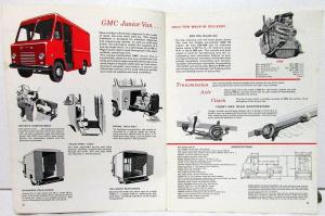 1960 GMC Forward Control Delivery Models Jr Van and P 1500 & 2500 Sales Brochure