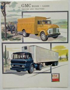 1960 GMC B5500 L5500 Trucks and Tractors Sales Brochure