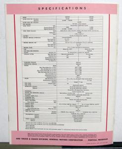 1960 GMC BW5500 LW5500 Tandem Axle Trucks Tractors Sales Brochure Original