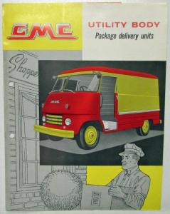 1961 GMC Truck Utility Body Package Delivery Units Sales Folder Original