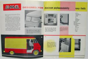 1961 GMC Truck Utility Body Package Delivery Units Sales Folder Original