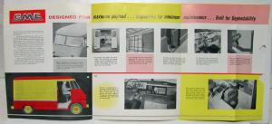 1961 GMC Truck Utility Body Package Delivery Units Sales Folder Original