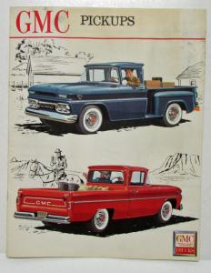 1962 GMC Pickup Trucks Sales Brochure