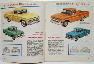 1962 GMC Pickup Trucks Sales Brochure