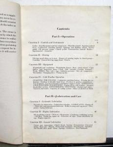 1926 Cadillac Model 314 Operators Owners Manual Original Care & Op Instructions