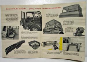 1963 GMC B5500 L5500 6000 B6000 L6000 Trucks and Tractors Sales Brochure