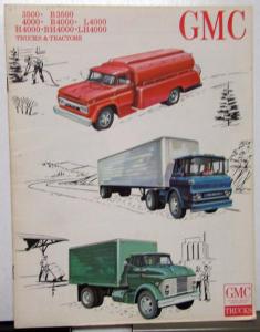 1964 GMC 3500 B3500 4000 B4000 L4000 H4000 BH4000 LH4000 Trucks Sales Brochure