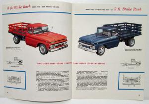 1964 GMC 5000 B5000 L5000 H5000 BH5000 LH5000 Trucks and Tractors Sales Brochure