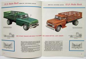 1964 GMC 5000 B5000 L5000 H5000 BH5000 LH5000 Trucks and Tractors Sales Brochure