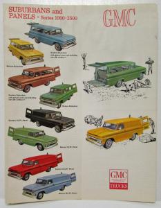 1964-65 GMC Truck Suburban and Panels Series 1000-2500 Sales Folder