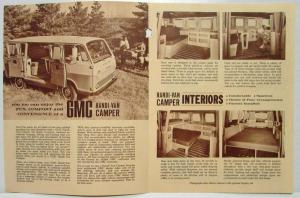 1965 GMC Truck Handi-Van Camper Sales Brochure