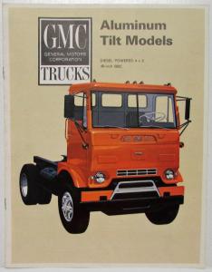 1966 GMC Trucks Aluminum Tilt Models Diesel Dimensions Specs Sales Brochure Orig