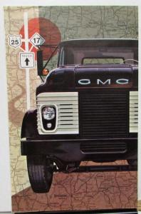 1961 GMC Truck Dealer Sales Brochure Folder V6 Pickup Suburban HD Conventional