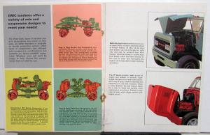 1966 GMC Trucks Gasoline Heavy Tonnage Models Sales Brochure Red Logo Original