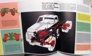 1966 GMC Trucks Gasoline Heavy Tonnage Models Sales Brochure Red Logo Original