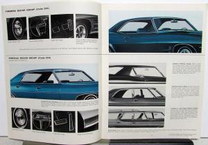 1969 Pontiac Dealer Accessories Brochure Catalog Grand Prix GTO Firebird Tempest