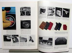 1969 Pontiac Dealer Accessories Brochure Catalog Grand Prix GTO Firebird Tempest