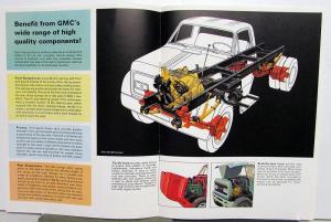 1967 GMC Trucks Diesel Medium Heavy Tonnage Models Sales Brochure Original