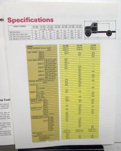 1967 GMC Trucks Diesel Medium Heavy Tonnage Models Sales Brochure Original