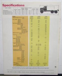 1967 GMC Trucks Gasoline Heavy Tonnage Models Sales Brochure Red Logo Original