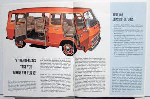 1967 GMC Trucks Handi-Van and Handi-Bus Models Sales Brochure Original