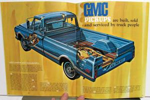 1968 GMC Pleasure Trucks Handi Bus Van Suburban Camper Pickup 4x4 Sales Brochure