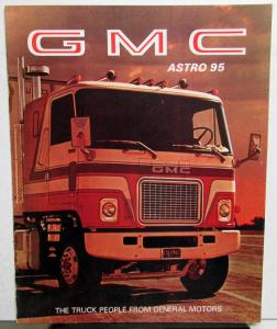 1969 GMC Astro 95 Truck Sales Brochure Original