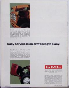 1970 GMC Conventional Models Series 7500-9500 Truck Sales Brochure Original