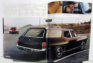 1970 Pontiac Wagon Bonneville Safari Catalina Le Mans Sales Brochure XL