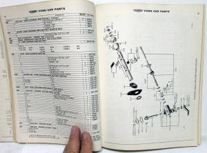 1962 Ford Passenger Car Parts Catalog Book Manual Thunderbird Galaxie Fairlane