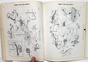 1962 Ford Passenger Car Parts Catalog Book Manual Thunderbird Galaxie Fairlane