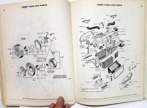 1962 Ford Passenger Car Parts Catalog Book Manual Thunderbird Galaxie Fairlane