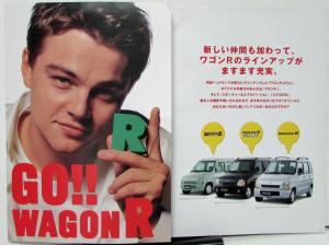 1998 Suzuki Wagon R Japanese Sales Brochure Original With Leonardo DiCaprio