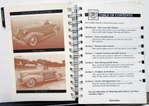 1993 Cadillac Fleetwood Operator Owners Manual Original