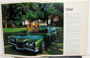 1971 Pontiac Station Wagons Grand Safari LeMans Features Options Sales Brochure