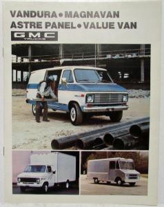 1975 GMC Vandura MagnaVan Astre Panel Value Van Truck CANADIAN Sales Brochure
