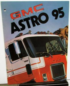 1976 GMC Astro 95 Truck Tilt Cab Sales Brochure Original