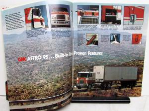 1976 GMC Astro 95 Truck Tilt Cab Sales Brochure Original