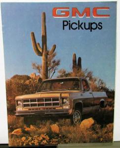 1978 GMC Pickup Trucks Sale Brochure Wideside Fenderside 4WD Crew Cab Chassis