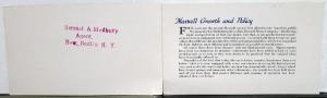 1918 Maxwell Mini Sales Brochure Illustrations Features Prices 7 Models Original