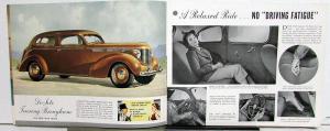 1938 DeSoto Sedan Coupe 7 Passenger Touring Convertible Sales Brochure Oversized